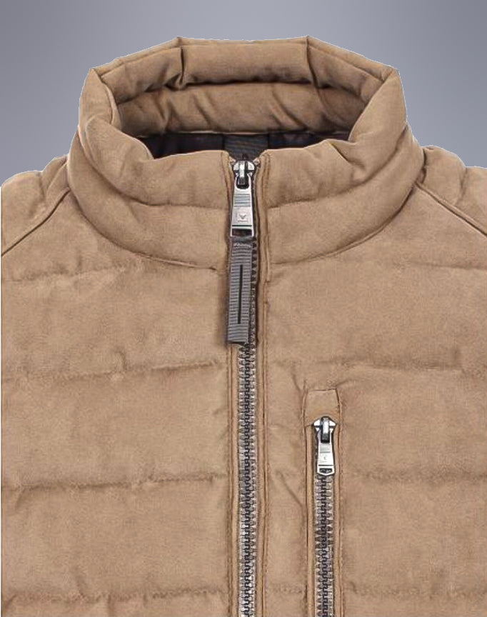 Casa-Moda quilted outdoor jacket  (Suede Beige) - 513712100 / 651